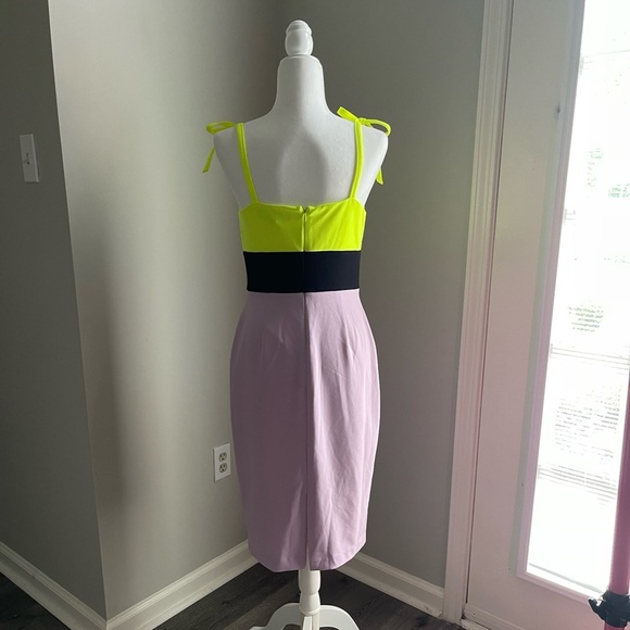 NWOT Christian Siriano Colorblock Dress​ - Picture 6 of 7